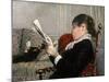 Interior, Woman Reading, 1880-Gustave Caillebotte-Mounted Giclee Print