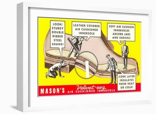 Interior Workings of a Shoe-Found Image Press-Framed Giclee Print