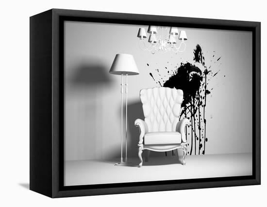 Interior-viczast-Framed Stretched Canvas