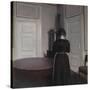 Interior-Vilhelm Hammershoi-Stretched Canvas