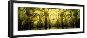 Interiors of a Cathedral, La Mezquita Cathedral, Cordoba, Cordoba Province, Spain-null-Framed Photographic Print