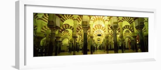 Interiors of a Cathedral, La Mezquita Cathedral, Cordoba, Cordoba Province, Spain-null-Framed Photographic Print