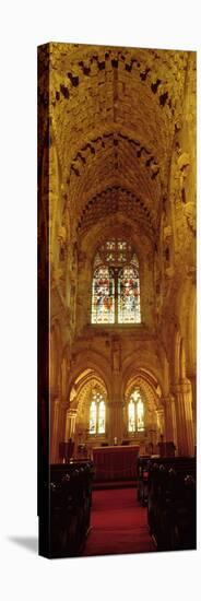 Interiors of a Chapel, Rosslyn Chapel, Roslin, Midlothian, Edinburgh, Scotland-null-Stretched Canvas