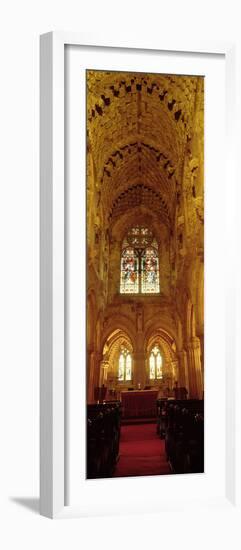 Interiors of a Chapel, Rosslyn Chapel, Roslin, Midlothian, Edinburgh, Scotland-null-Framed Photographic Print