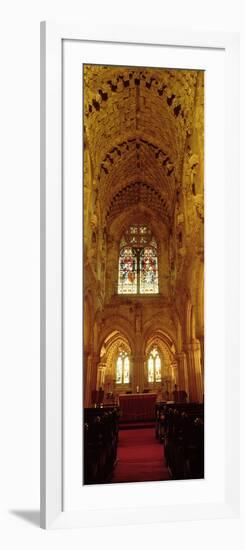 Interiors of a Chapel, Rosslyn Chapel, Roslin, Midlothian, Edinburgh, Scotland-null-Framed Photographic Print