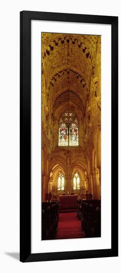 Interiors of a Chapel, Rosslyn Chapel, Roslin, Midlothian, Edinburgh, Scotland-null-Framed Photographic Print