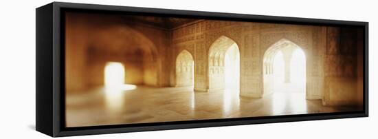 Interiors of a Hall, Agra Fort, Agra, Uttar Pradesh, India-null-Framed Stretched Canvas