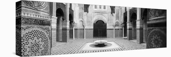 Interiors of a Medersa, Medersa Bou Inania, Fez, Morocco-null-Stretched Canvas