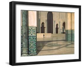 Interiors of a Mosque, Mosque Hassan Ii, Casablanca, Morocco-null-Framed Premium Photographic Print