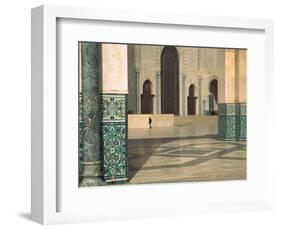 Interiors of a Mosque, Mosque Hassan Ii, Casablanca, Morocco-null-Framed Photographic Print