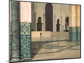 Interiors of a Mosque, Mosque Hassan Ii, Casablanca, Morocco-null-Mounted Photographic Print