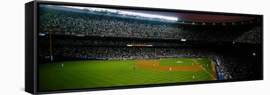 Interiors of a stadium, Yankee Stadium, New York City, New York, USA-null-Framed Stretched Canvas