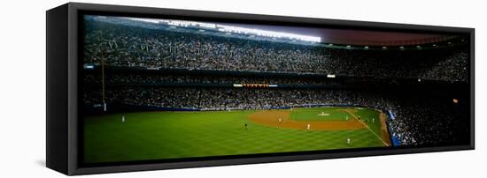 Interiors of a stadium, Yankee Stadium, New York City, New York, USA-null-Framed Stretched Canvas