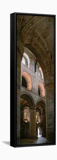 Interiors of an abbey, Dunfermline Abbey, Dunfermline, Fife, Scotland-null-Framed Stretched Canvas