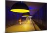 Interiors of an Underground Station, Westfriedhof, Munich U-Bahn, Munich, Bavaria, Germany-null-Mounted Photographic Print