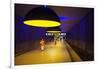 Interiors of an Underground Station, Westfriedhof, Munich U-Bahn, Munich, Bavaria, Germany-null-Framed Photographic Print