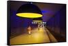 Interiors of an Underground Station, Westfriedhof, Munich U-Bahn, Munich, Bavaria, Germany-null-Framed Stretched Canvas