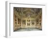 Interiors of the Palazzo Pitti, Florence-Domenico Caligo-Framed Giclee Print