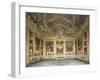 Interiors of the Palazzo Pitti, Florence-Domenico Caligo-Framed Giclee Print