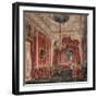 Interiors of the Winter Palace, the Boudoir of Empress Maria Alexandrovna, 1861-Eduard Hau-Framed Giclee Print