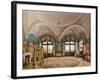 Interiors of the Winter Palace, the Corner Drawing Room of Emperor Nicholas I, Mid of the 19th C-Konstantin Andreyevich Ukhtomsky-Framed Giclee Print