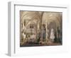 Interiors of the Winter Palace, the Drawing Room in Rococo Style with Cupids, 1860S-Eduard Hau-Framed Giclee Print