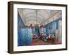 Interiors of the Winter Palace, the Dressing Room of Empress Maria Alexandrovna, 1857-Ludwig Premazzi-Framed Giclee Print