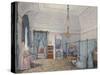 Interiors of the Winter Palace, the Fifth Reserved Apartment, 1873-Eduard Hau-Stretched Canvas