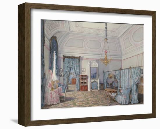 Interiors of the Winter Palace, the Fifth Reserved Apartment, 1873-Eduard Hau-Framed Giclee Print