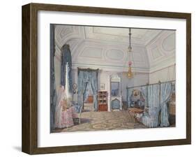 Interiors of the Winter Palace, the Fifth Reserved Apartment, 1873-Eduard Hau-Framed Giclee Print