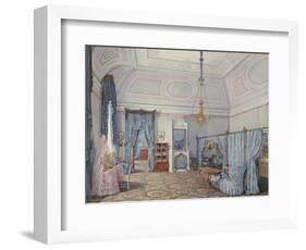 Interiors of the Winter Palace, the Fifth Reserved Apartment, 1873-Eduard Hau-Framed Giclee Print