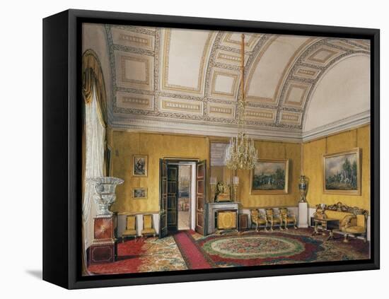 Interiors of the Winter Palace, the First Reserved Apartment, 1866-Eduard Hau-Framed Stretched Canvas