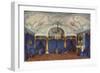 Interiors of the Winter Palace, the Fourth Reserved Apartment, a Bedroom, 1868-Eduard Hau-Framed Giclee Print