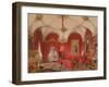 Interiors of the Winter Palace, the Fourth Reserved Apartment, the Corner Room, 1868-Eduard Hau-Framed Giclee Print