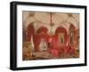 Interiors of the Winter Palace, the Fourth Reserved Apartment, the Corner Room, 1868-Eduard Hau-Framed Giclee Print