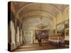 Interiors of the Winter Palace, the Guardroom, 1864-Eduard Hau-Stretched Canvas