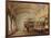 Interiors of the Winter Palace, the Guardroom, 1864-Eduard Hau-Framed Giclee Print