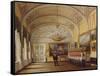 Interiors of the Winter Palace, the Guardroom, 1864-Eduard Hau-Framed Stretched Canvas