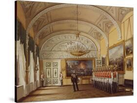 Interiors of the Winter Palace, the Guardroom, 1864-Eduard Hau-Stretched Canvas