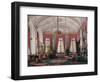 Interiors of the Winter Palace, the Raspberry Study of Empress Maria Alexandrovna, 1860S-Eduard Hau-Framed Giclee Print