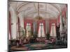 Interiors of the Winter Palace, the Raspberry Study of Empress Maria Alexandrovna, 1860S-Eduard Hau-Mounted Giclee Print