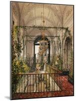 Interiors of the Winter Palace, the Small Winter Garden in the Apartments of Alexandra Fyodorovna-Konstantin Andreyevich Ukhtomsky-Mounted Giclee Print