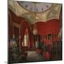 Interiors of the Winter Palace, the Study of Empress Alexandra Fyodorovna, Mid of the 19th C-Eduard Hau-Mounted Giclee Print