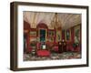Interiors of the Winter Palace, the Study of Grand Princess Maria Nikolayevna, End of 19th C-Konstantin Andreyevich Ukhtomsky-Framed Giclee Print