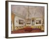 Interiors of the Winter Palace, the Third Reserved Apartment, the Drawing Room, 1872-Eduard Hau-Framed Giclee Print