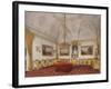 Interiors of the Winter Palace, the Third Reserved Apartment, the Drawing Room, 1872-Eduard Hau-Framed Giclee Print