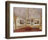 Interiors of the Winter Palace, the Third Reserved Apartment, the Drawing Room, 1872-Eduard Hau-Framed Giclee Print