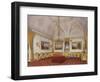 Interiors of the Winter Palace, the Third Reserved Apartment, the Drawing Room, 1872-Eduard Hau-Framed Giclee Print