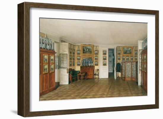 Interiors of the Winter Palace, the Valet Room of Emperor Alexander II, 1874-Eduard Hau-Framed Giclee Print