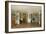 Interiors of the Winter Palace, the Valet Room of Emperor Alexander II, 1874-Eduard Hau-Framed Giclee Print